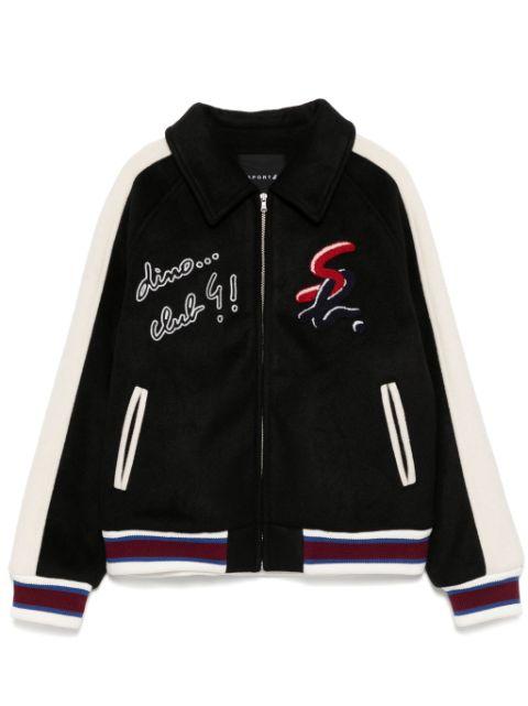 logo patch bomber jacket by SPORT B. BY AGNES B.