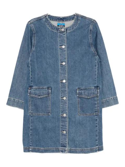 logo-patch denim dress by SPORT B. BY AGNES B.