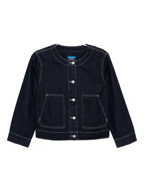 logo-patch denim jacket by SPORT B. BY AGNES B.