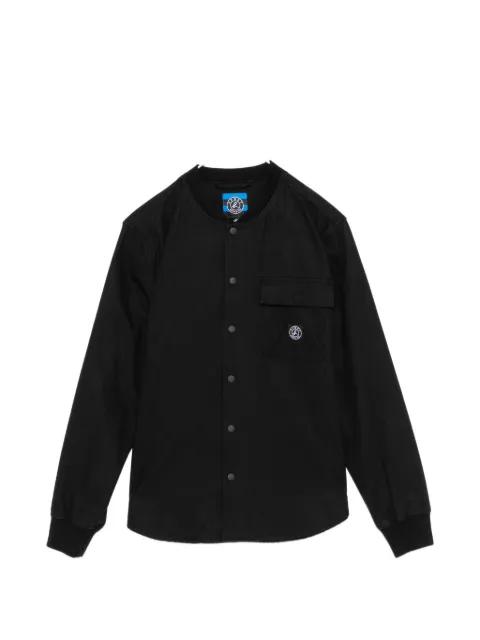 logo-patched shirt jacket by SPORT B. BY AGNES B.