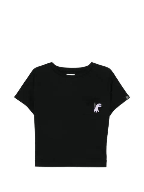 porto dinosaur-embroidered short-sleeves T-shirt by SPORT B. BY AGNES B.