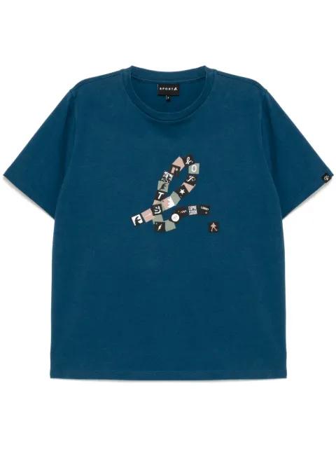 squares-logo T-shirt by SPORT B. BY AGNES B.