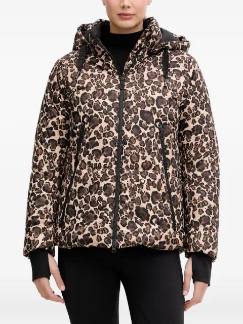 leopard-print hoodied jacket by SPORTALM