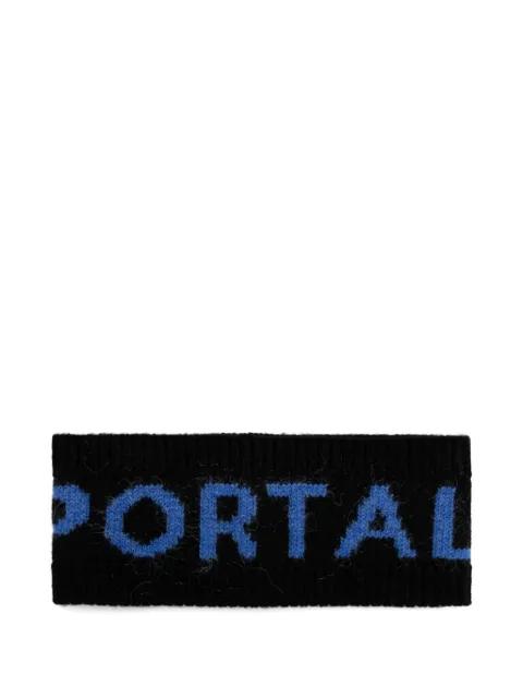 logo-intarsia ribbed headband by SPORTALM