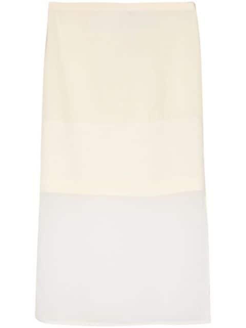 Amico panelled straight midi skirt by SPORTMAX