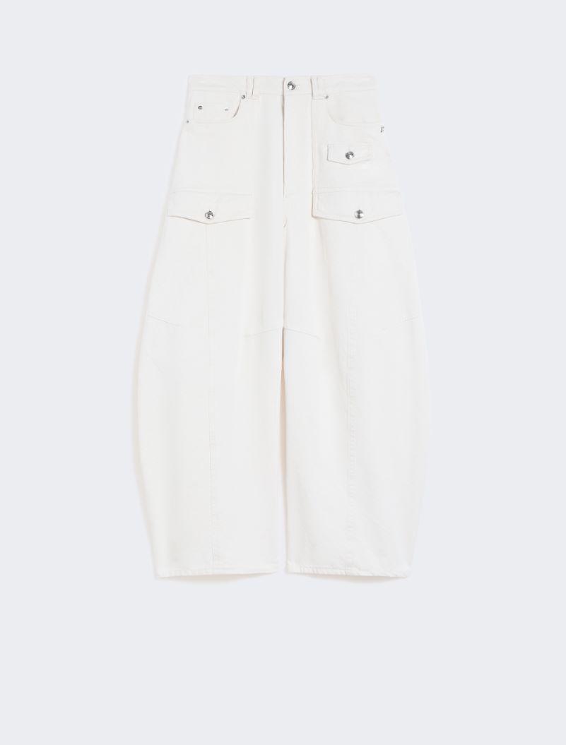 Bull denim cargo trousers - BEIGE by SPORTMAX