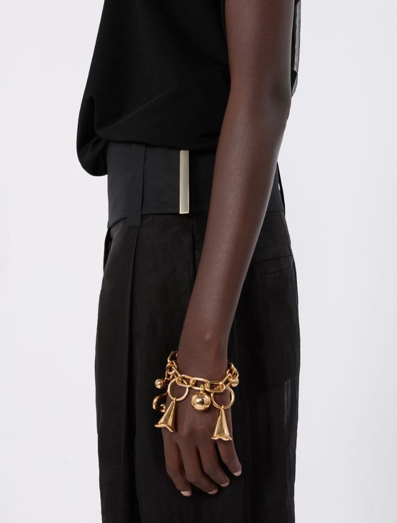 Chain bracelet with charm - GOLD by SPORTMAX