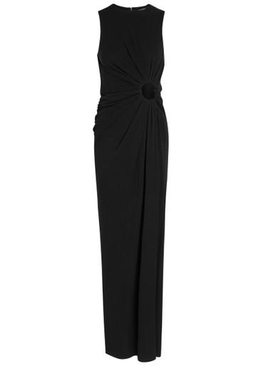 Cut-out crepe-jersey maxi dress by SPORTMAX
