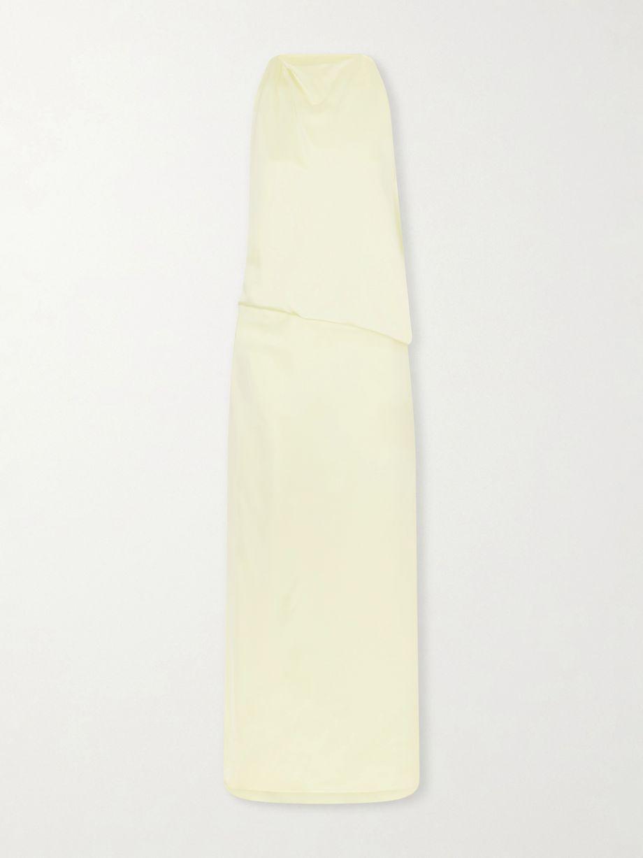 Draped satin maxi dress by SPORTMAX
