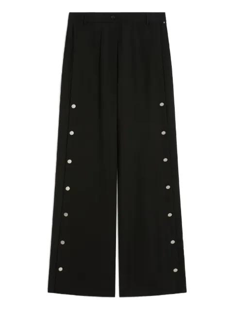Edere button-embellishment trousers by SPORTMAX