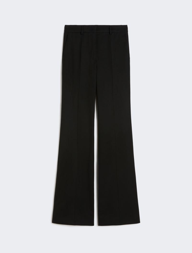 Flared trousers in a viscose blend - BLACK by SPORTMAX