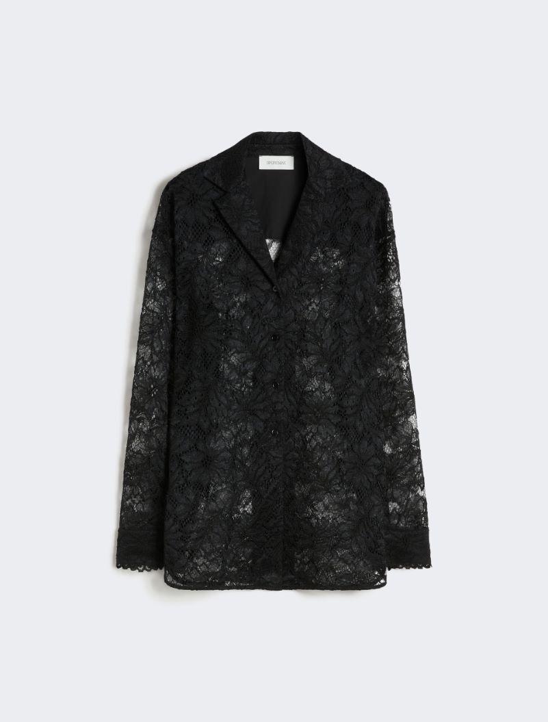 Floral lace shirt - BLACK by SPORTMAX