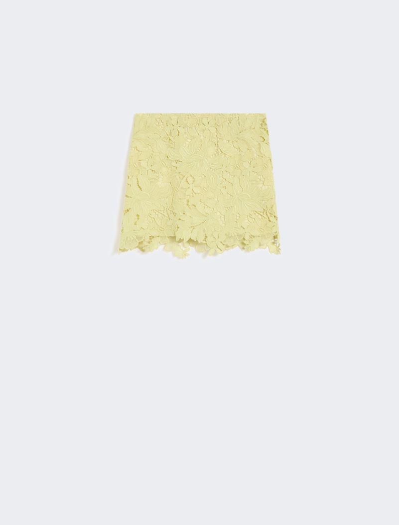 Floral macramé skirt - LEMON by SPORTMAX