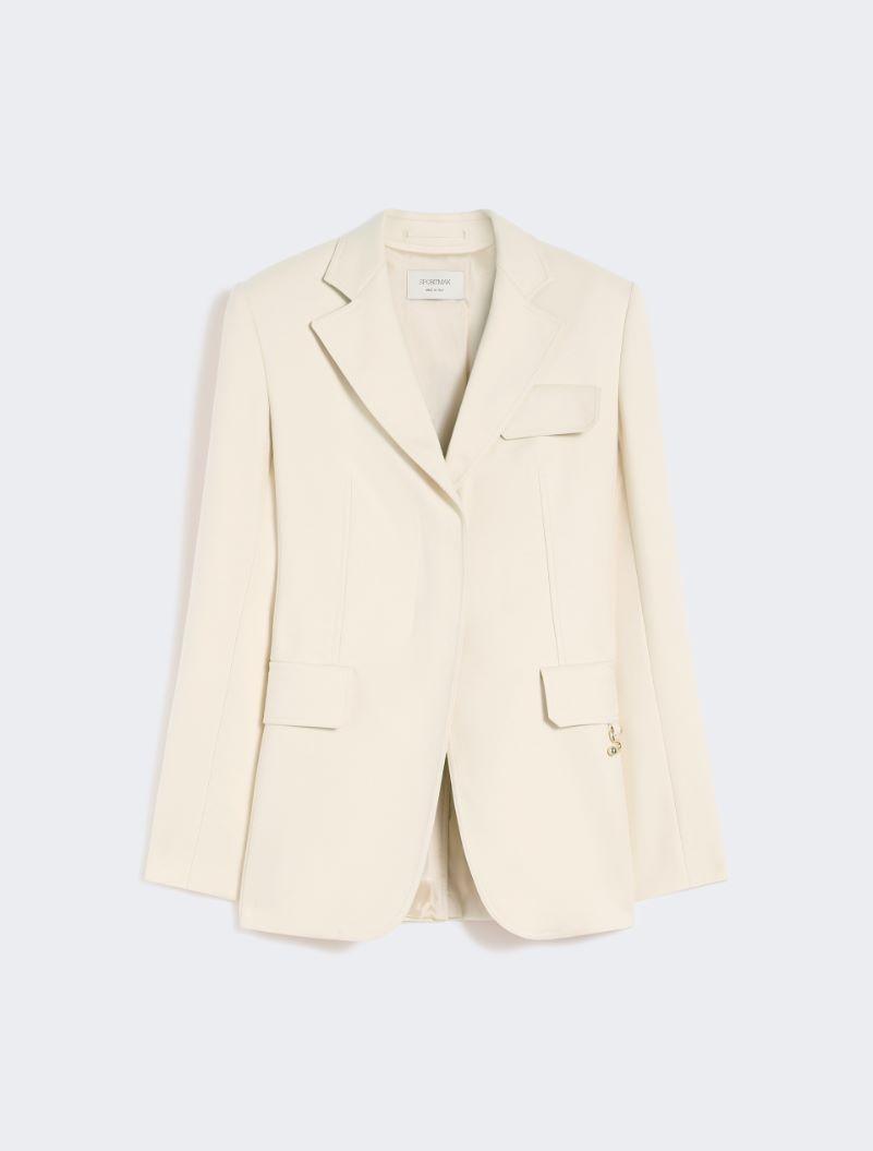 Gabardine blazer - VANILLA by SPORTMAX