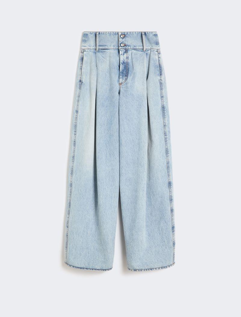 High-waisted baggy-cut jeans - MIDNIGHTBLUE by SPORTMAX