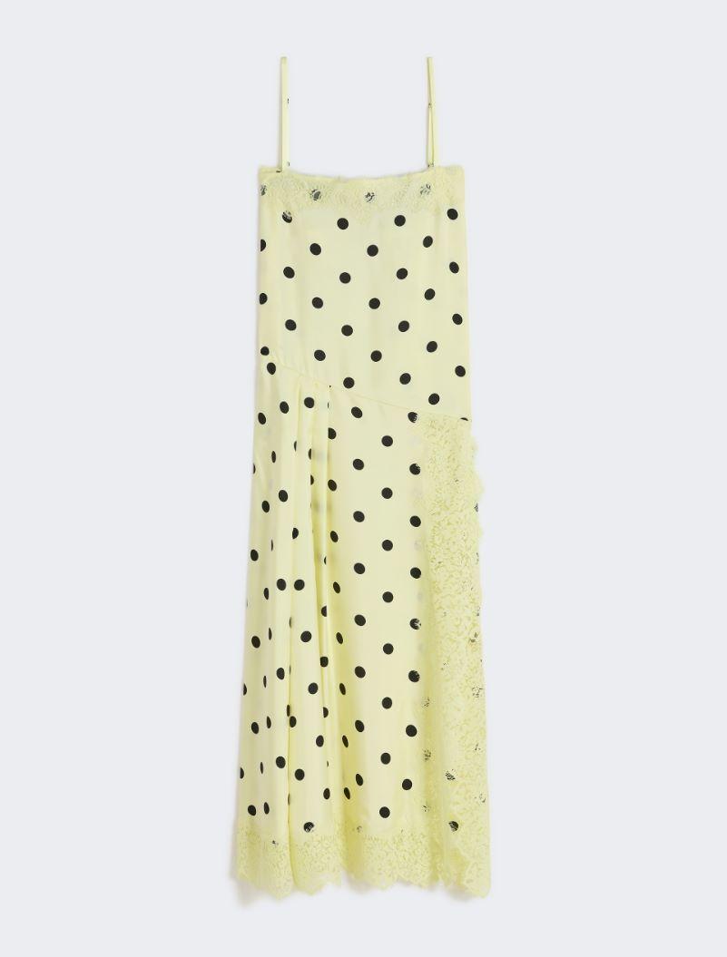 Lace-detail long dress - LEMON by SPORTMAX