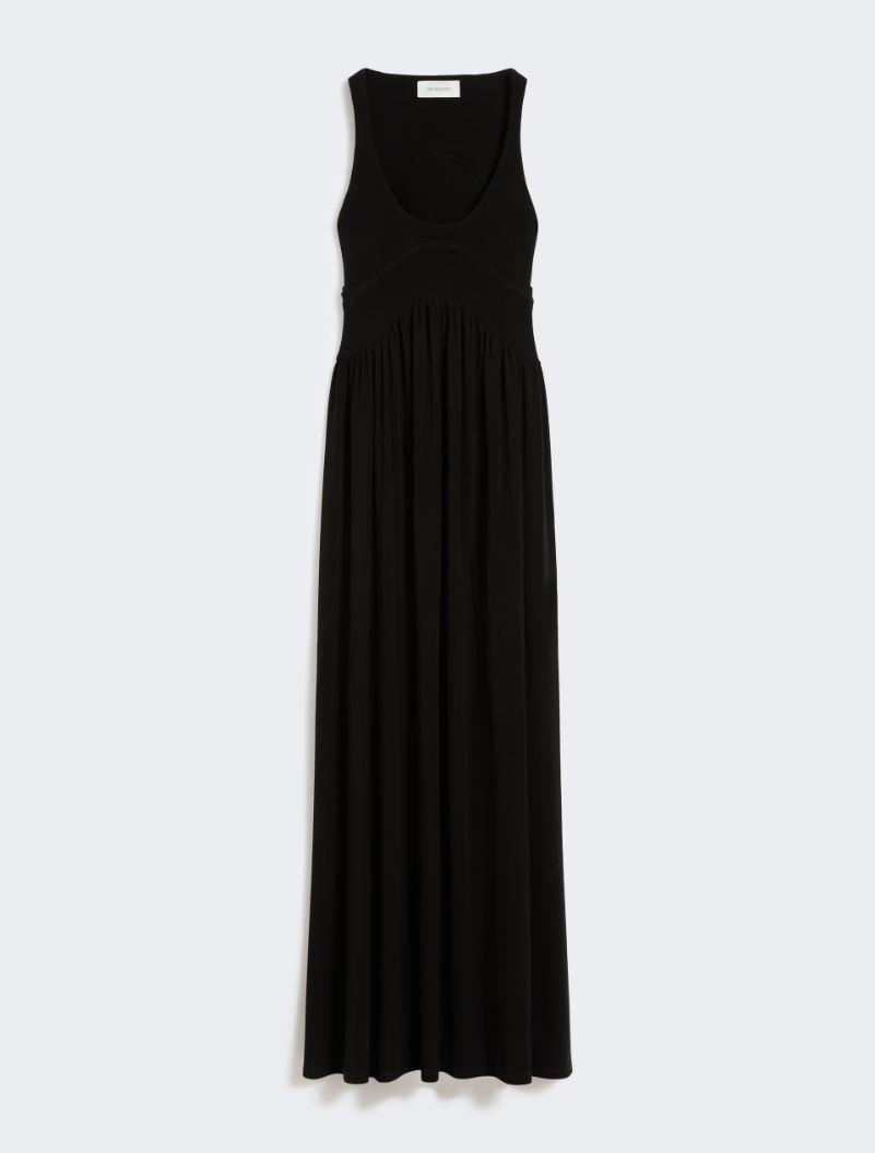 Long crepe jersey dress - BLACK by SPORTMAX
