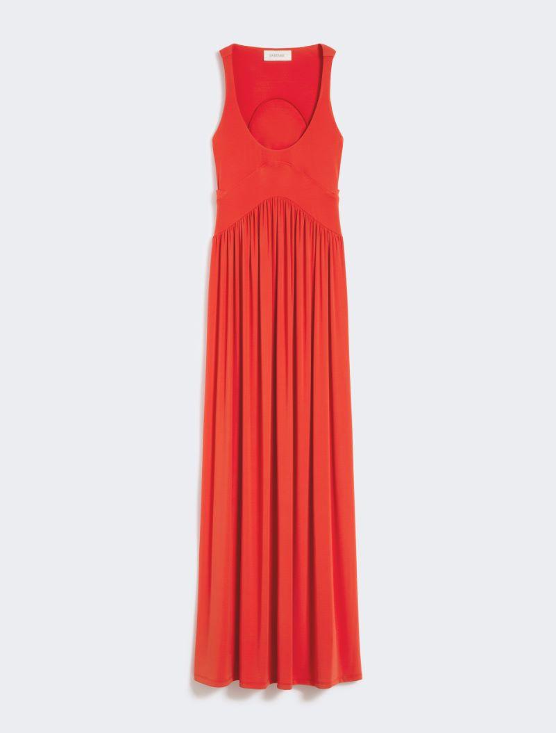Long crepe jersey dress - CORAL by SPORTMAX