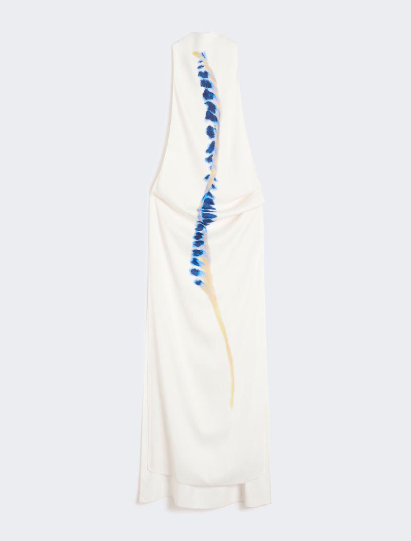 Long viscose dress - WHITE by SPORTMAX