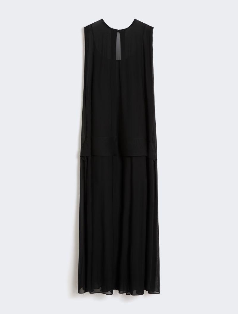 Long, viscose jersey dress - BLACK by SPORTMAX