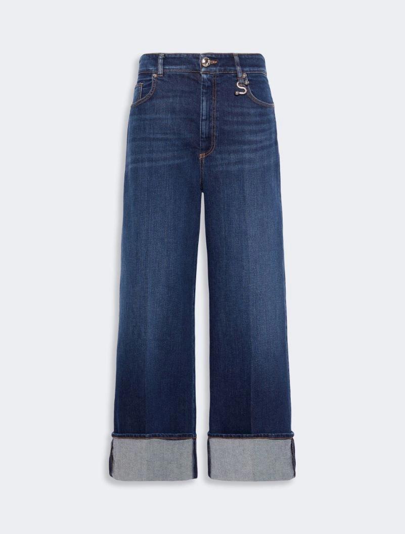 Low-rise cropped jeans - ULTRAMARINE by SPORTMAX