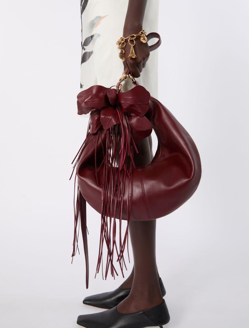 Nappa leather hobo bag - BORDEAUX by SPORTMAX
