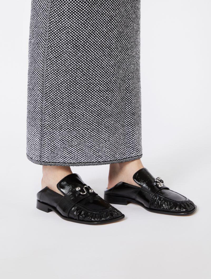 Nappa leather moccasins - BLACK by SPORTMAX