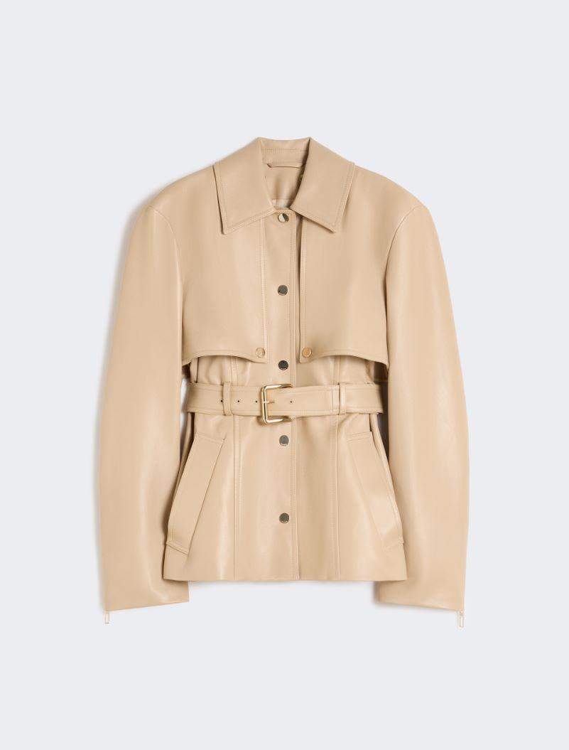Nappa leather two-piece jacket - BEIGE by SPORTMAX
