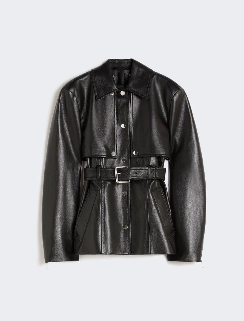 Nappa leather two-piece jacket - BLACK by SPORTMAX