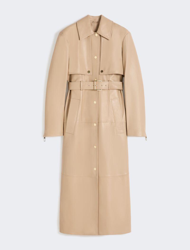 Nappa leather two-piece trench coat - BEIGE by SPORTMAX