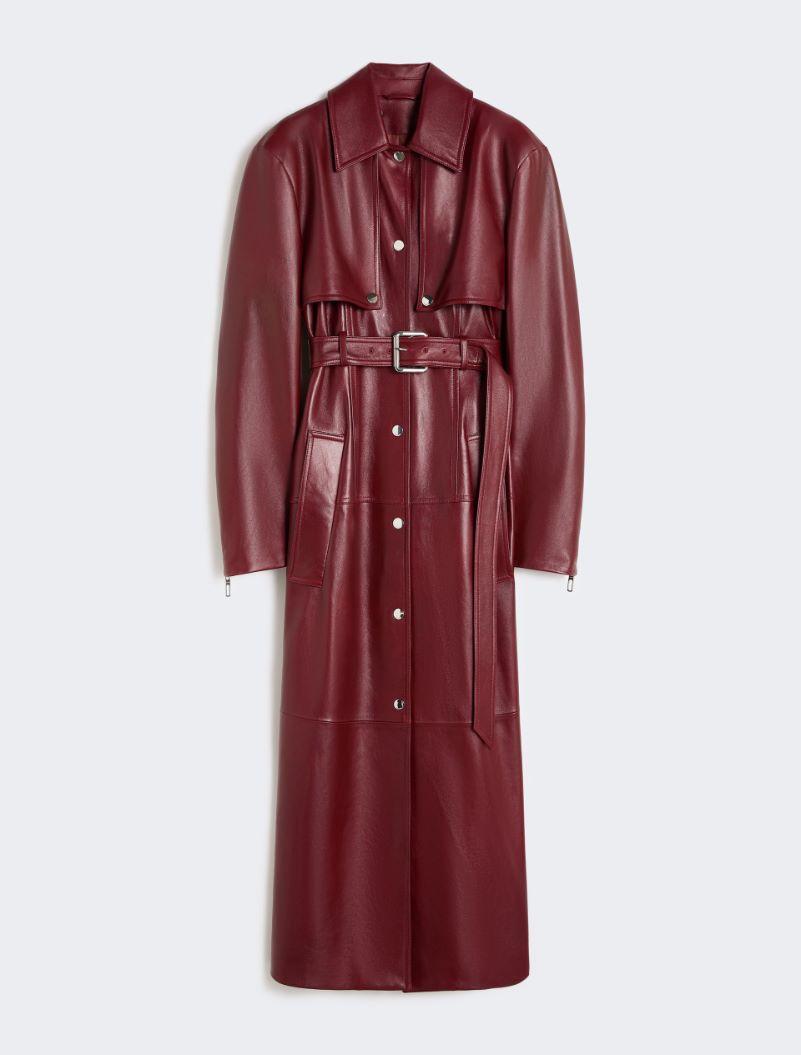 Nappa leather two-piece trench coat - BORDEAUX by SPORTMAX