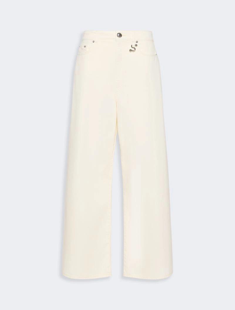Oversized jeans - IVORY by SPORTMAX