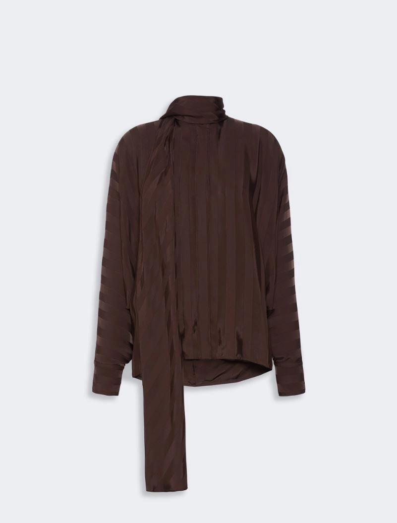 Oversized kimono shirt - CHOCOLATE by SPORTMAX