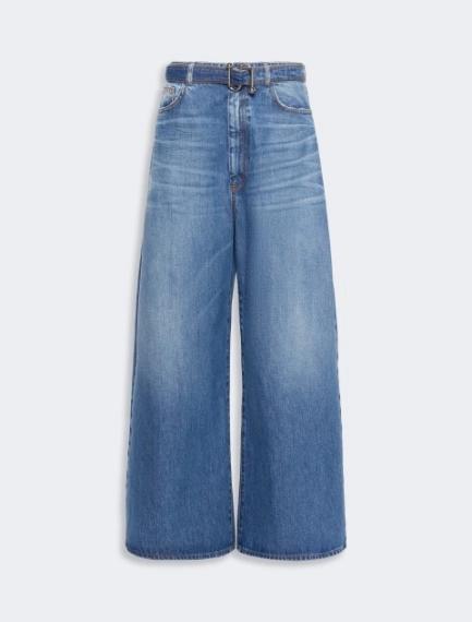 Oversized low-rise jeans - MIDNIGHTBLUE by SPORTMAX