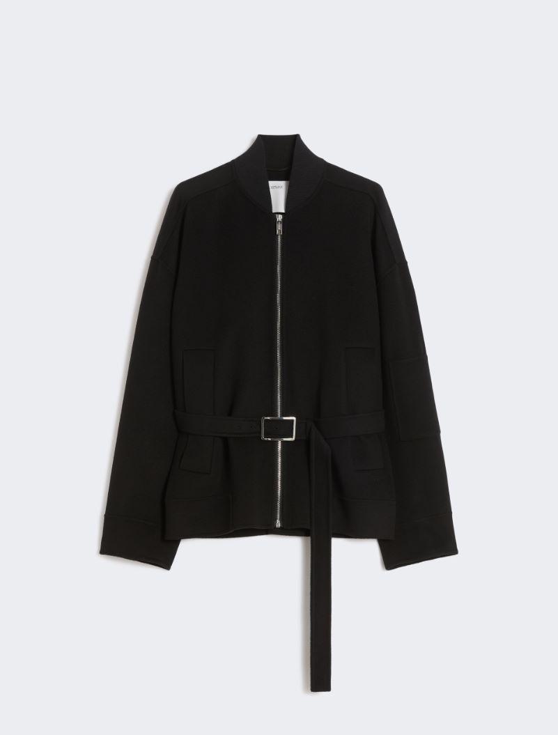 Oversized wool bomber jacket - BLACK by SPORTMAX Oversized wool bomber jacket - BLACK by SPORTMAX