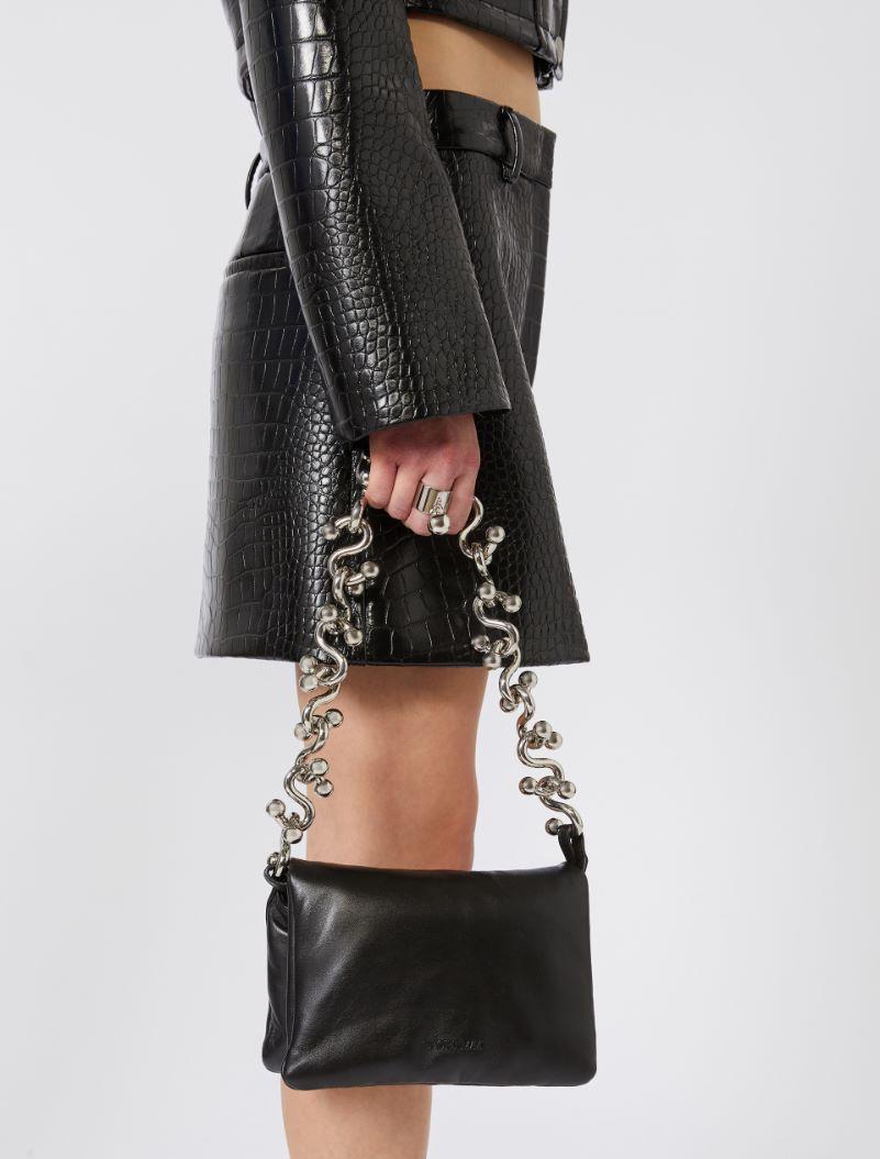 Padded Nappa leather mini Soffy bag - BLACK by SPORTMAX