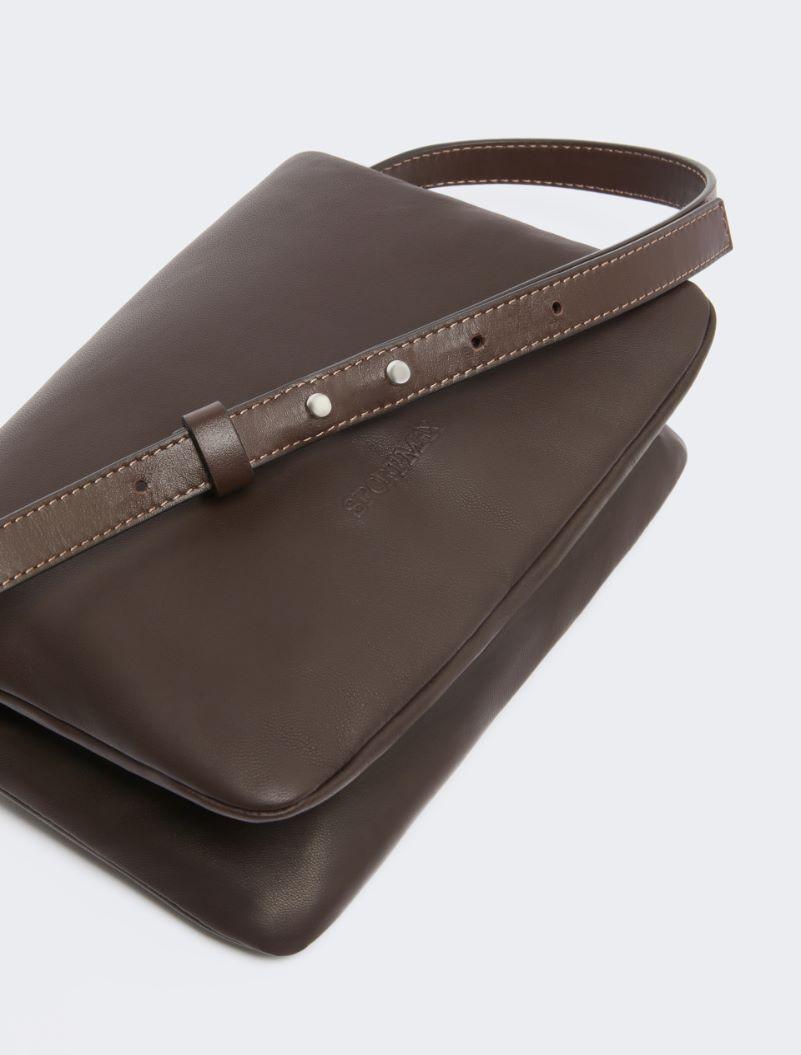 Padded Nappa leather mini Soffy bag - COCOA by SPORTMAX