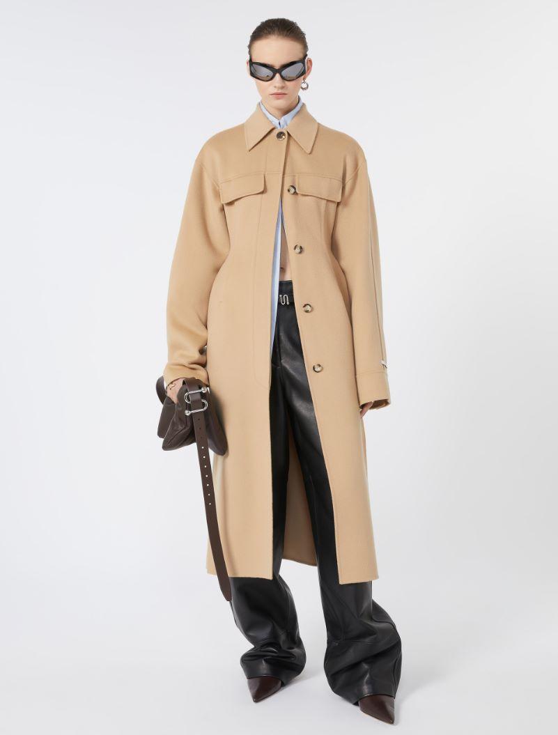 Padded nappa-leather Soffy Bag - COCOA by SPORTMAX