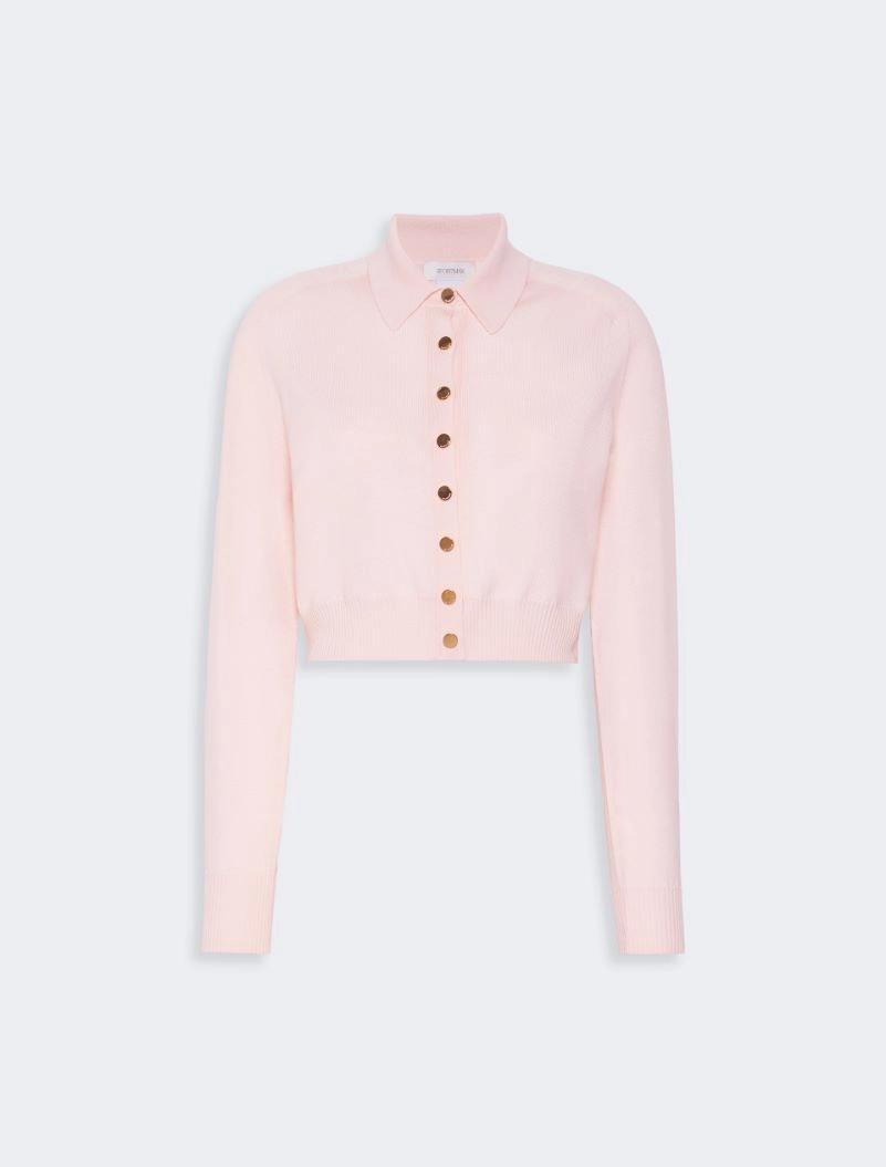 Pure wool cardigan - PINK by SPORTMAX