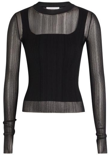 Ribbed fine-knit top by SPORTMAX