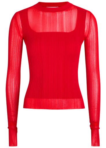Ribbed fine-knit top by SPORTMAX