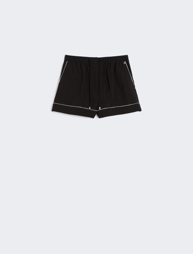 Satin jogger shorts - BLACK by SPORTMAX