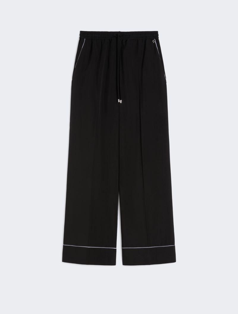 Satin joggers - BLACK by SPORTMAX