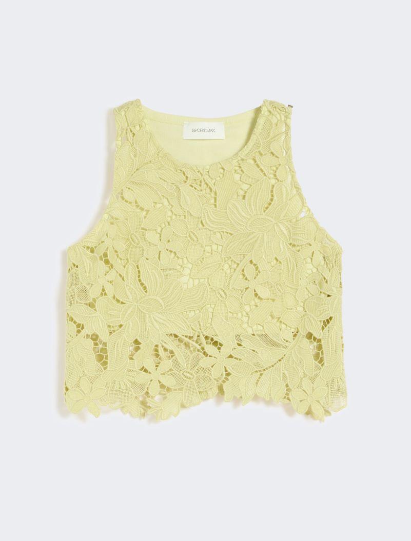 Short macramé top - LEMON by SPORTMAX