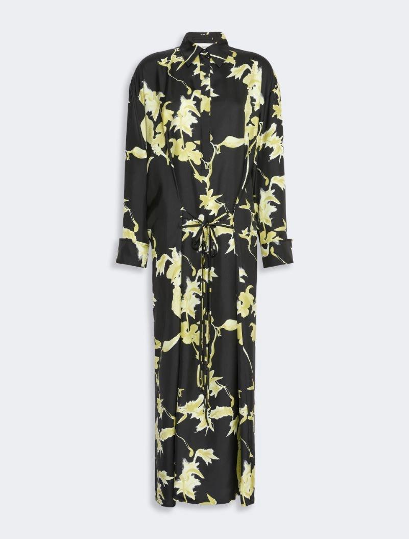 Silk wrap dress - BLACK by SPORTMAX