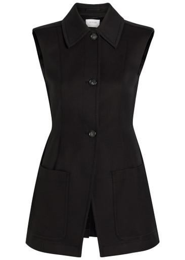 Sleeveless cotton-blend blazer by SPORTMAX