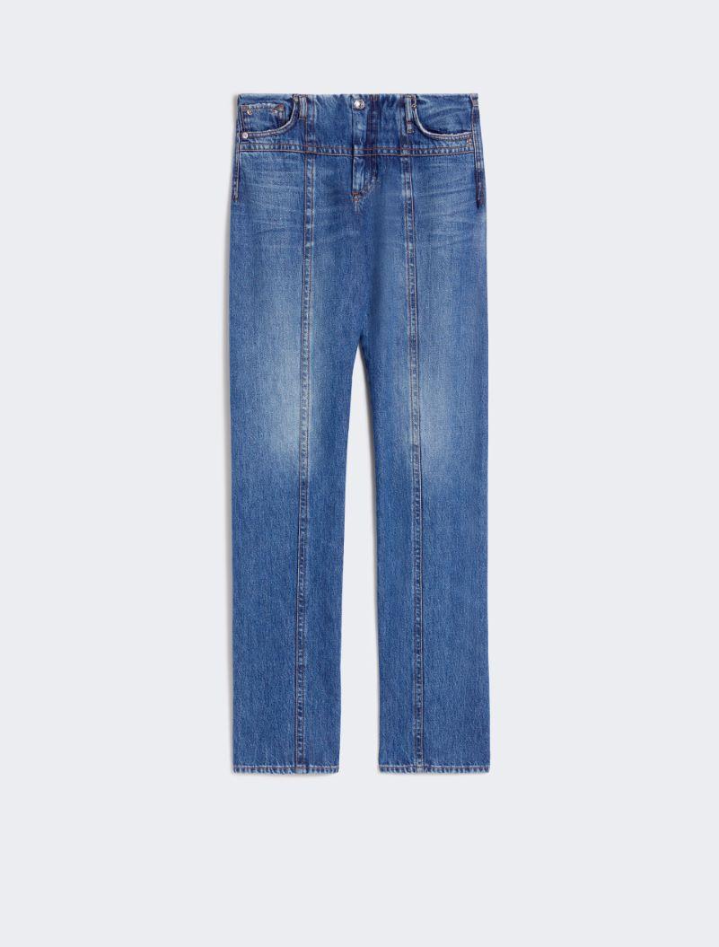 Slim-fit 5-pocket trousers - MIDNIGHTBLUE by SPORTMAX