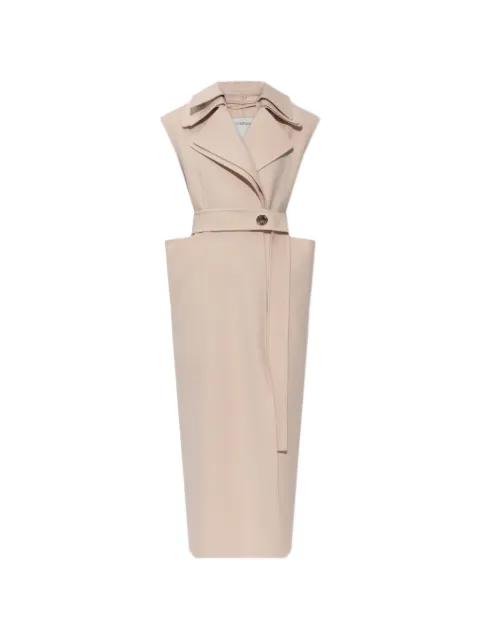 Spsbosso belted sleeveless coat by SPORTMAX