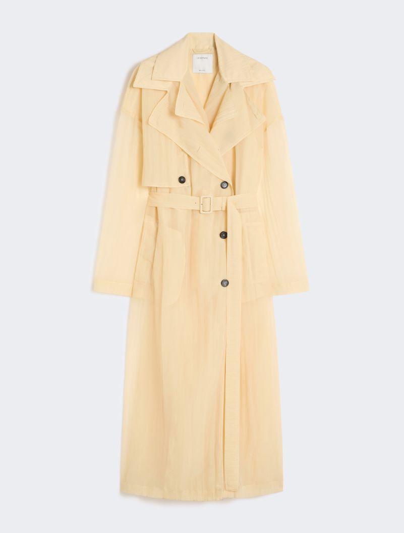 Two-piece technical-fabric trench coat - VANILLA by SPORTMAX