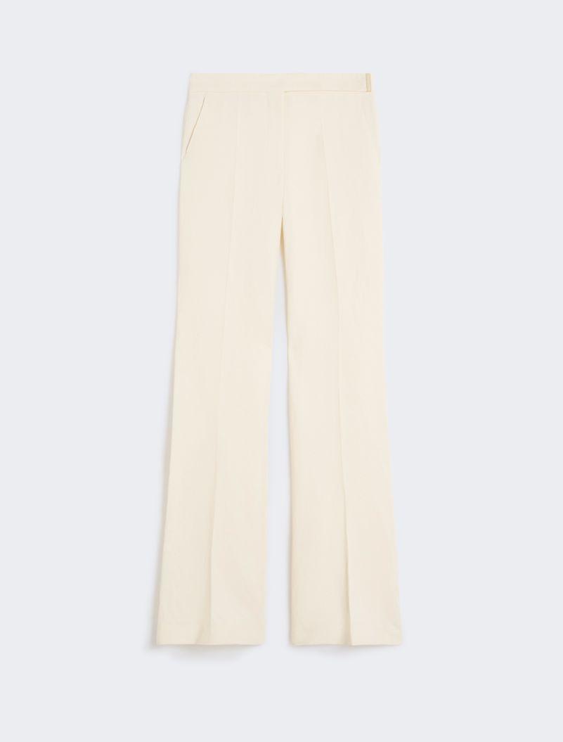 Viscose trousers - LIGHT YELLOW by SPORTMAX